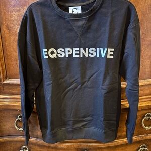 Black Crewneck Sweatshirt for Women
